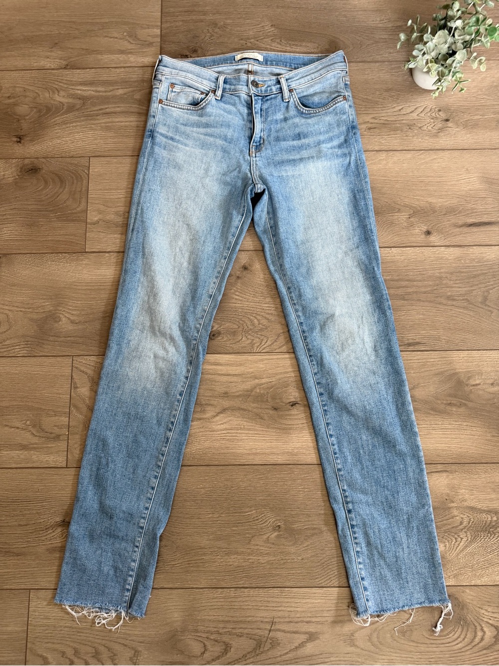 PRINCIPLE  Denim Innovators Light Blue Women's Slim Straight Jeans Size 29